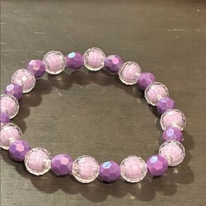 Purple Beaded Bracelet